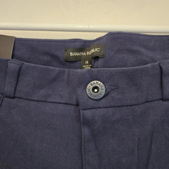 NWT BANANA REPUBLIC Women's Slim Straight Cropped Pant Size 14 - Picture 6 of 7